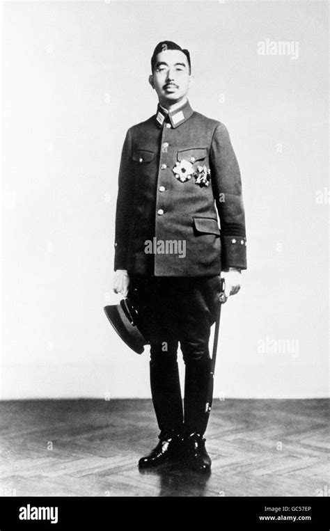 World War Two - Emperor Hirohito Stock Photo: 110753742 - Alamy