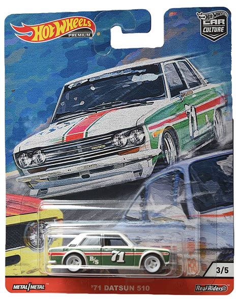 HOT WHEELS DIECAST - Real Riders Car Culture - Door Slammers Set Of 5 – Gemdans