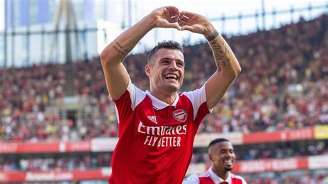 Granit Xhaka emotional after surprise moment in Arsenal win; tips ...