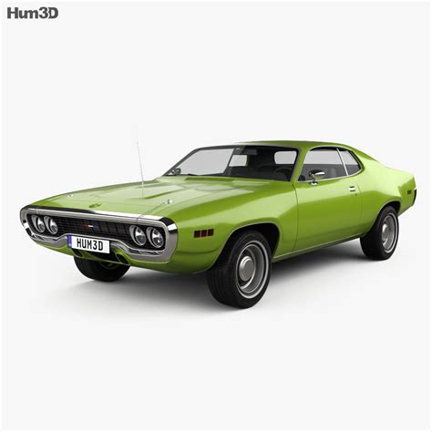 Plymouth Satellite 1971 3D model - Download Sports car on 3DModels.org