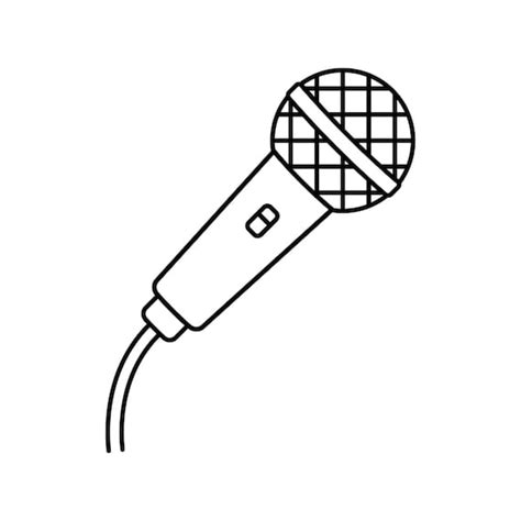 Microphone Black And White