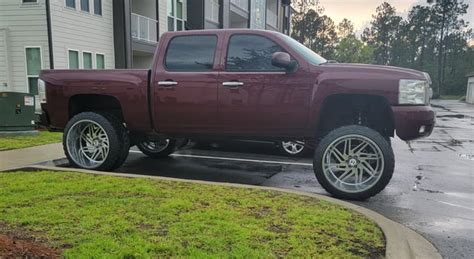 From Florida: Chevy Silverado is lifted higher in the front than the ...