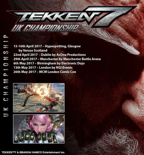 UK Tekken tournaments announced! Who else is planning to take part? : r ...