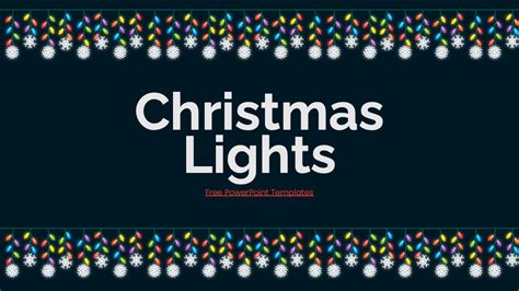 Christmas Lights PowerPoint Template Preview_1 - Prezentr