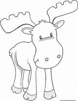 moose coloring pages Printable For Kids sketch template