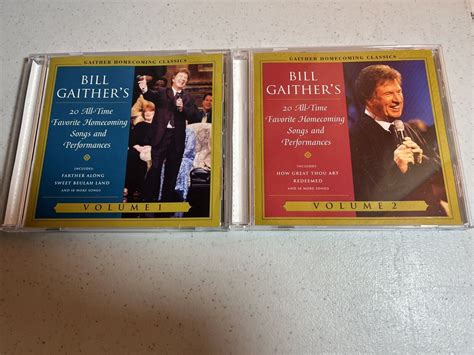 Bill Gaither's 20 All Time Favorite Homecoming Songs Vols. 1 & 2 - CDs