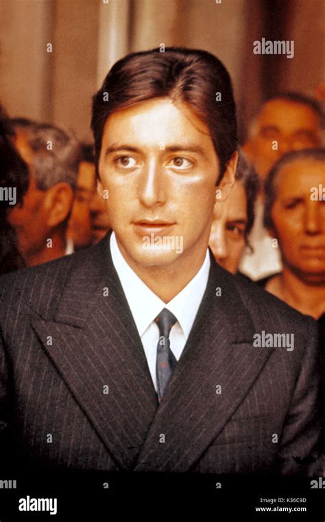 THE GODFATHER AL PACINO as Michael Corleone Date: 1972 Stock Photo: 156878665 - Alamy