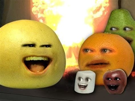 Annoying Orange photo - Grapey, Marshmellow, Midget apple, Annoying orange, Big pear