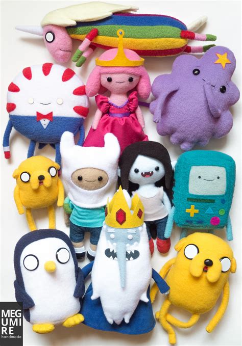 Adventure Time plushies by MegumiRe on DeviantArt