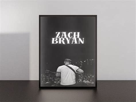 Zach Bryan Posters Zach Bryan Quiet Heavy Dreams Album - Etsy