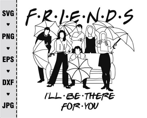 97 Friends Show Svg Free SVG PNG EPS DXF File