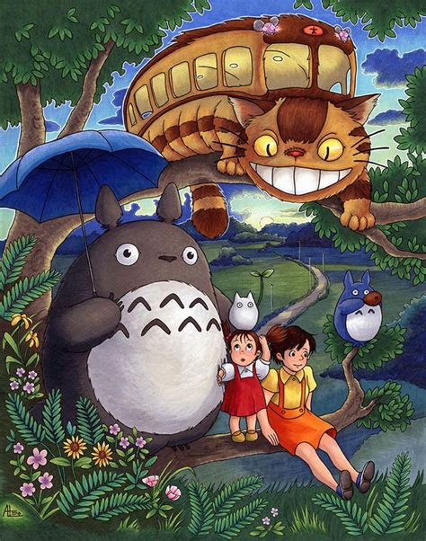 Totoro Art Print 11x14 My Neighbor Totoro Illustration par | Etsy ...