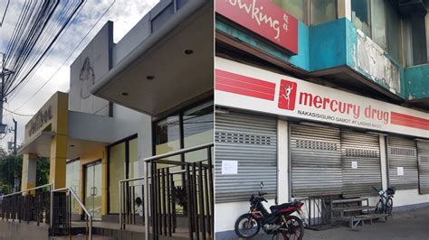 LOOK: Jollibee, Mercury Drug PHILCOA Closes Their Doors