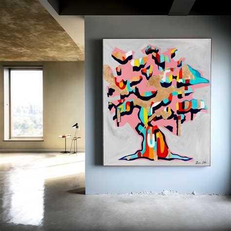 Tree of Life Art Abstract Abstract Painting Modern Art - Etsy