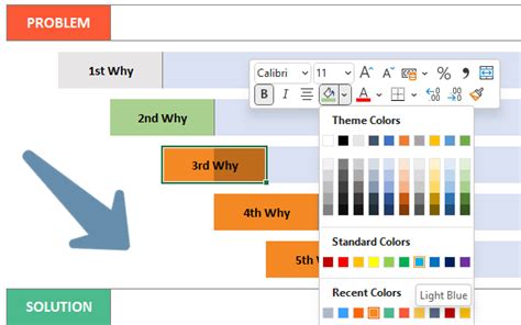 5 Whys Excel Template | Simple Root Cause Analysis Spreadsheet