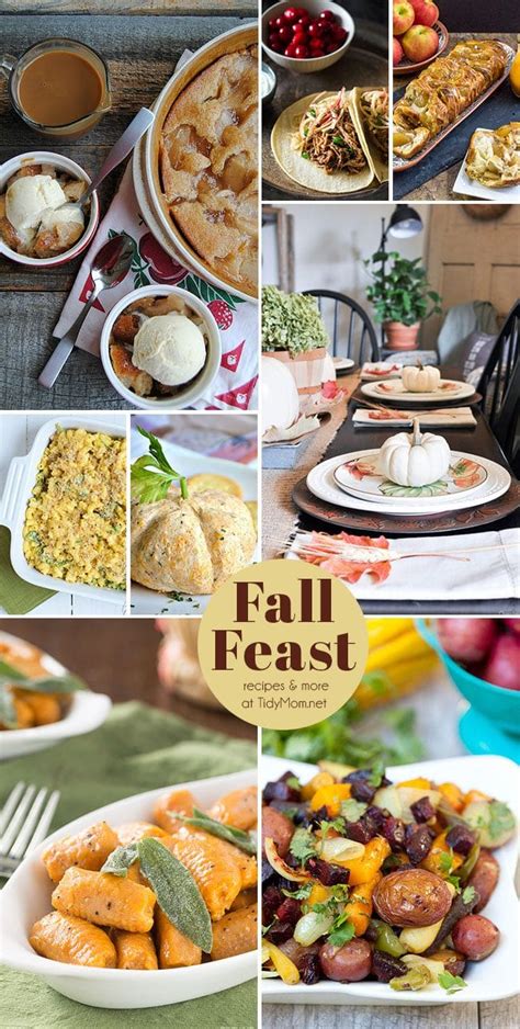 Fall Feast Recipes and Entertaining Ideas | TidyMom®