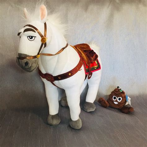 Tangled Maximus White Horse 16” Plush Stuffed Toy Rapunzel Disney Store ...