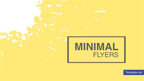 20+ Minimal Flyer Designs & Templates - PSD, AI, InDesign