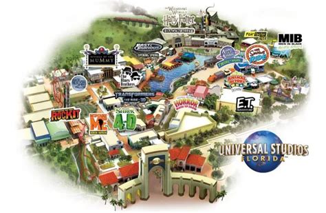 Universal Studios Orlando Map [2021 Florida Theme Park Maps ...