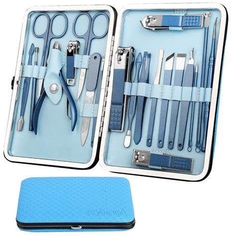 esarora + Manicure Set, 20 In 1 Stainless Steel Professional Pedicure Kit