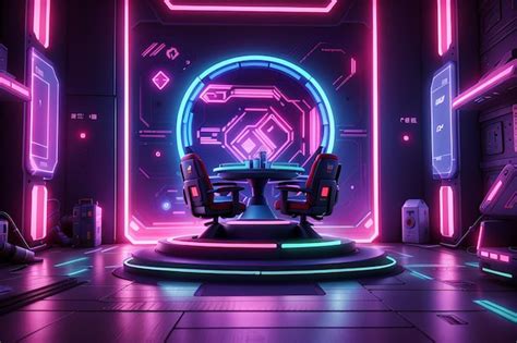 Premium AI Image | 3d illustration renderinggaming gamer background ...