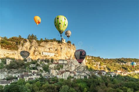 Montgolfiades De Rocamadour in France Editorial Stock Image - Image of history, event: 291382264