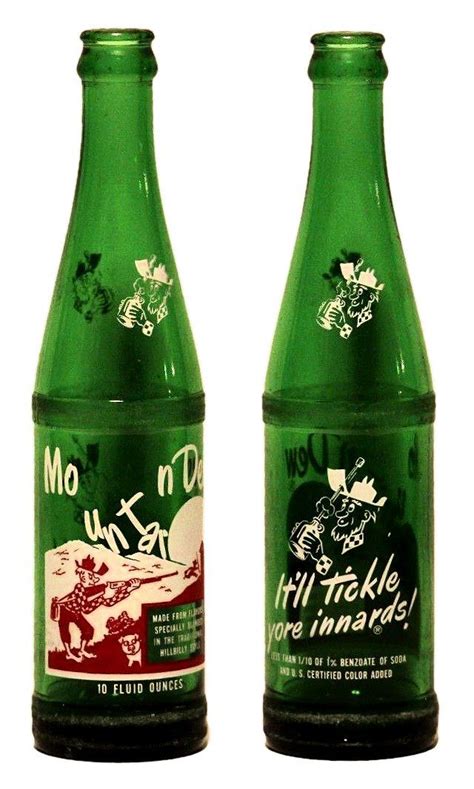 Mountain-Dew Hillbilly Bottle | Mountain dew, Bottle, Bottles decoration