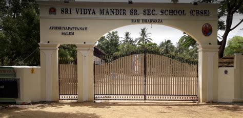 Sri Vidya Mandir Senior Secondary School, Vaithi St, Shivaji Nagar, Vidhya Nagar, Ammapet, Salem ...