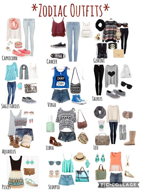 ~ ️Zodiac Outfits ️~ | Zodiac clothes, Zodiac signs outfits style inspiration, Zodiac sign fashion