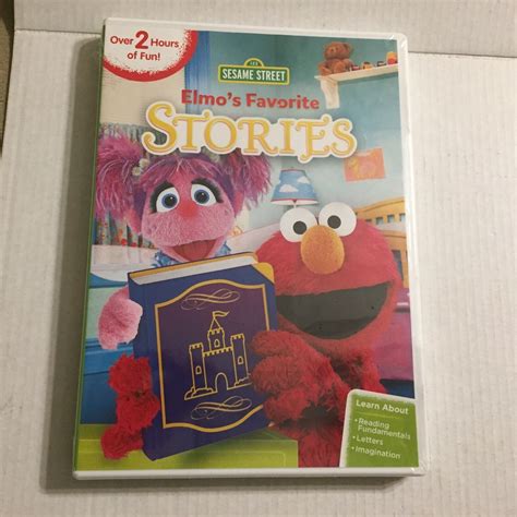 2 New Sesame Street DVDs Sealed - Elmo's Favorite Stories & Elmo's ...