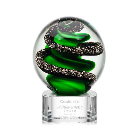 Stunning Art Glass Sphere — Vermont Awards & Engraving