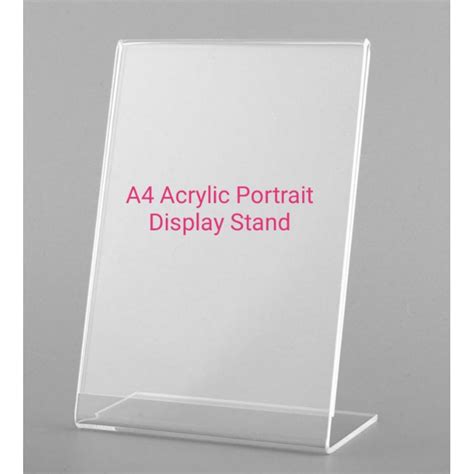 Acrylic Display Stand [Slot] (A5/A4) | Shopee Malaysia