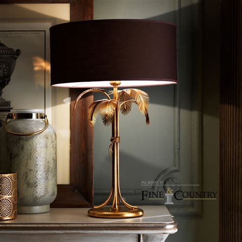 Exclusive Gold Leaf Italian Table Lamp - Juliettes Interiors