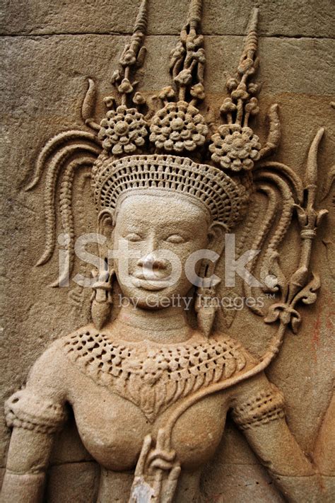 Dancing Apsara In Angkor Wat Stock Photo | Royalty-Free | FreeImages