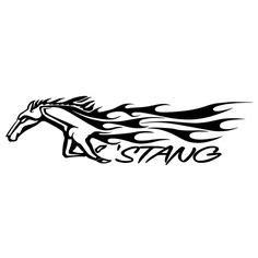 Ford Mustang Silhouette at GetDrawings | Free download