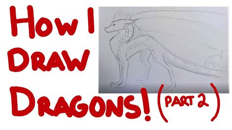 How To Draw Dragons Tutorial - Playerhurt30