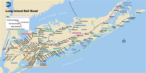 MTA LIRR - LIRR Map | Long island railroad, Map long island, Island map