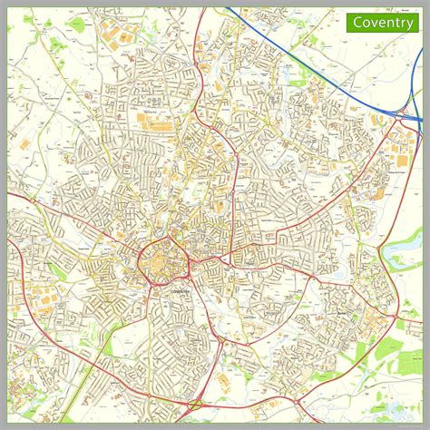 Coventry Street Map– I Love Maps