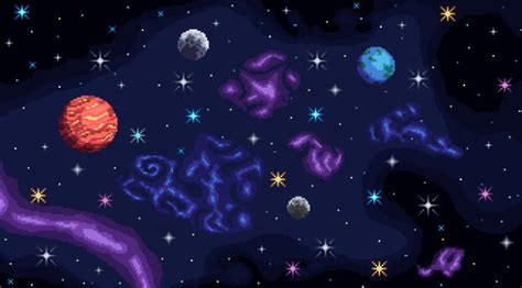 2460x900 Artistic Pixel Art HD Space 2460x900 Resolution Wallpaper, HD Space 4K Wallpapers ...