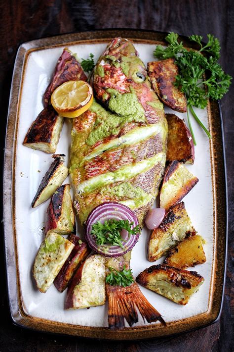 Oven baked whole red snapper - Afrovitalityeats