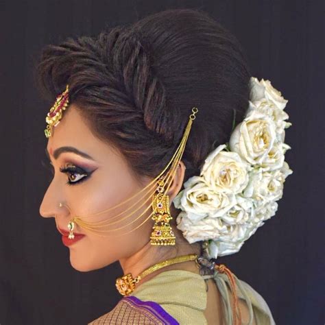 This Loose Bun Hairstyles For Indian Wedding For Long Hair - Stunning ...