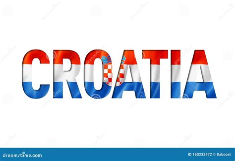 Croatian Flag. Vector Illustration On White Background | CartoonDealer ...