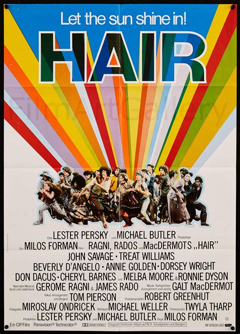 Hair Movie Poster | German A1 (23x33) Original Vintage Movie Poster | 1092