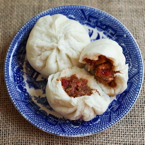 Dim Sum Recipe #8: Steamed BBQ Pork Buns (Char Siu Bao) | Dim sum ...