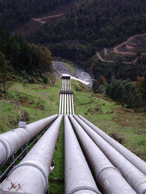 Penstocks for the Tarraleah hydroelectric power station, Tasmania ...