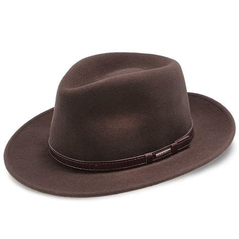 Stetson Cruiser Crushable Wool Felt Fedora Hat