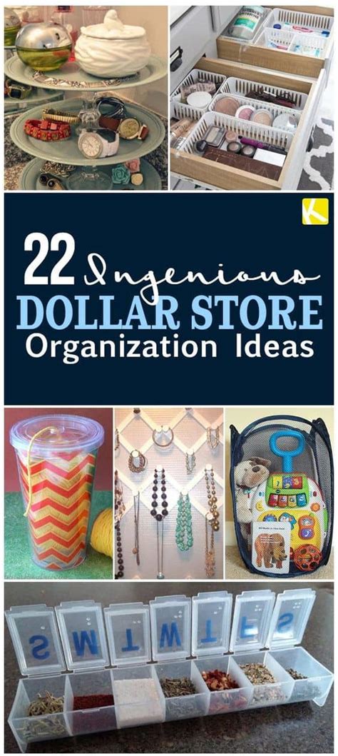 22 Ingenious Dollar Store Organization Ideas