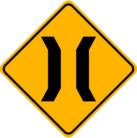 WA-24 Narrow Bridge Ahead – Western Safety Sign