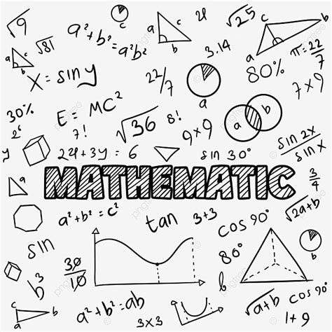 Math Doodle Illustration With Hand Drawn Style, Rat Drawing, Math ...