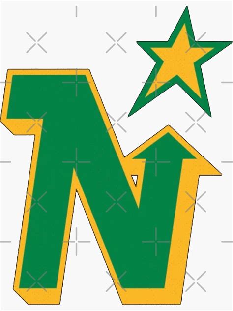 "Minnesota North Stars Vintage Hockey Vintage Logo" Sticker for Sale by ...